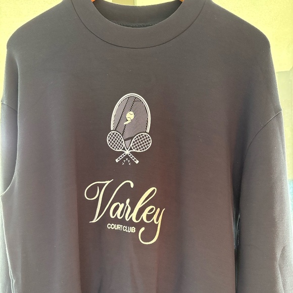 NWT Rasco Varley Court Club Navy Blue Sweatshirt Size Medium - Picture 4 of 14